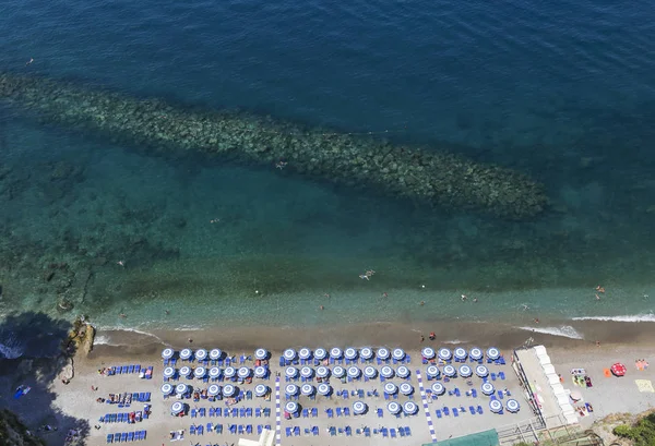 Beach Amalfi Coast Vico Equense Italy — Stock Photo, Image