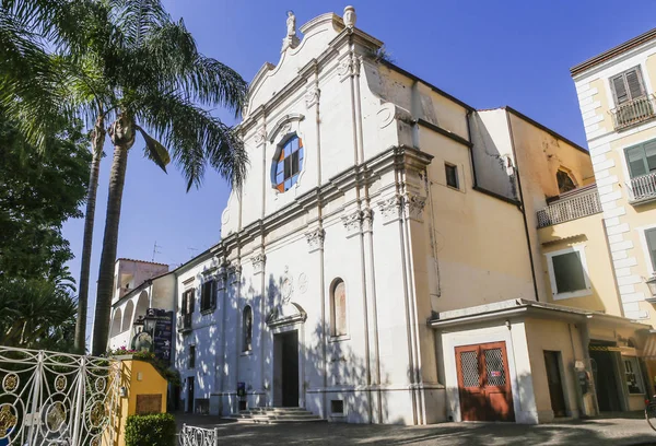 Cephe Sorrento Şehir Francis Manastır Talya — Stok fotoğraf