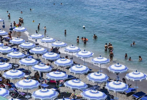 Vico Equense Itálie Července 2017 Pláže Pobřeží Amalfi Vico Equense — Stock fotografie