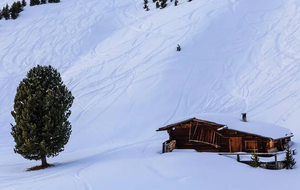 Paisagem Montesa Selva Val Gardena Itália — Fotografia de Stock