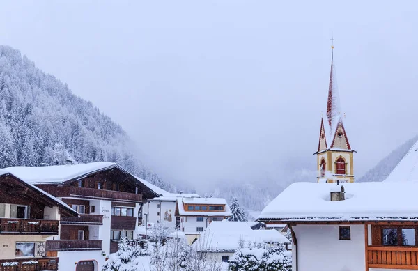 Selva Val Gardena Włochy Stycznia 2018 Ski Resort Miejscowości Selva — Zdjęcie stockowe