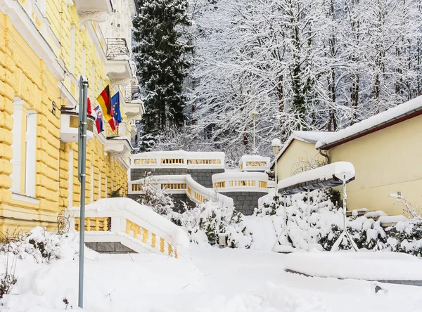 Centro Benessere Della Piccola Città Termale Della Boemia Occidentale Marianske — Foto Stock