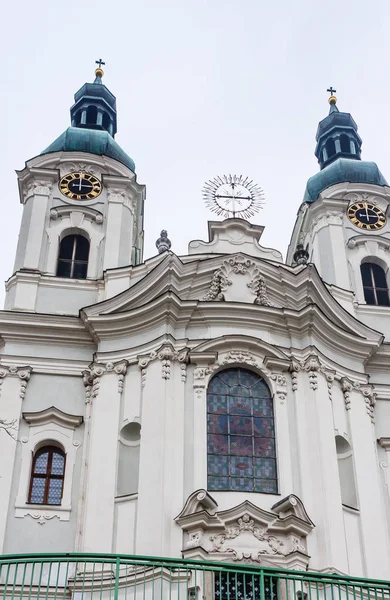 Church Maria Magdalena Together Its Towers Example Baroque Style Architecture — Stock Photo, Image