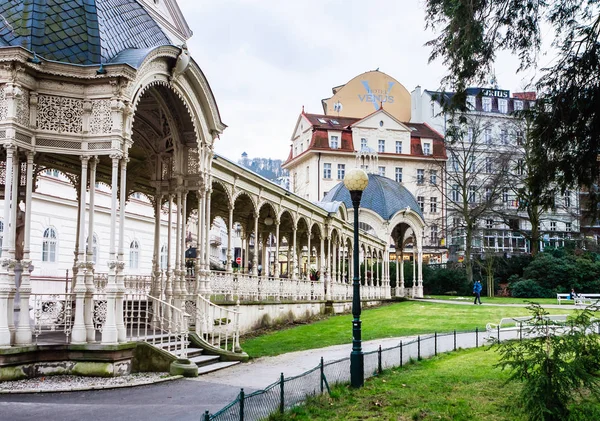 Park Colonnade Sloužil Konci Století Karlovy Vary Česká Republika — Stock fotografie