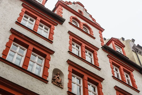 Belo Fragmento Edifício Arquitetura Tradicional Baviera Munique Alemanha — Fotografia de Stock