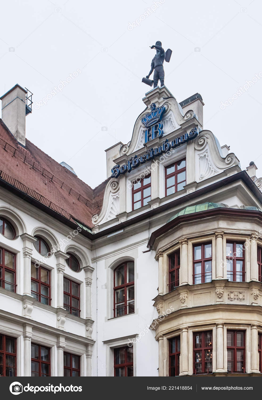 Munich Germany January 2018 Hofbraeuhaus Famous Beer Hall Munich