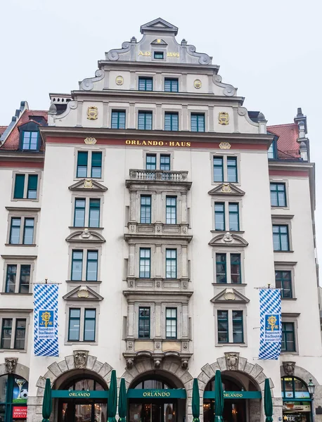 Munich Alemania Enero 2018 Orlando Haus Platzl Edificio Histórico Centro — Foto de Stock