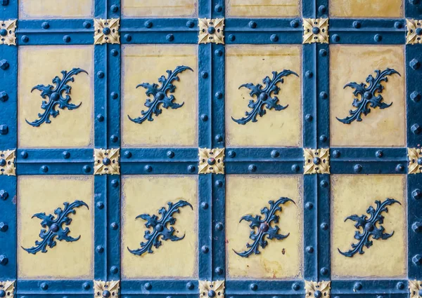 Ancient Door Neue Rathaus Munich New Town Hall Xix Century — Stock Photo, Image