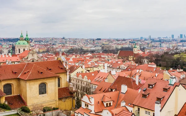 Praga Paisaje Urbano Visto Desde Punto Más Alto República Checa —  Fotos de Stock