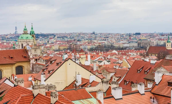 Paesaggio Urbano Praga Visto Dall Alto Repubblica Ceca — Foto Stock