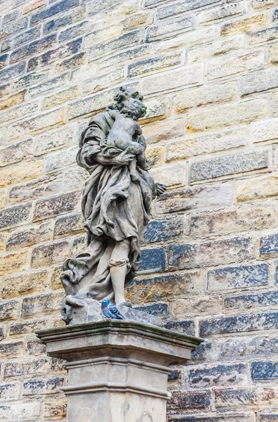 Statua San Giuseppe Con Gesù Dello Scultore Brokoff Mala Strana — Foto Stock