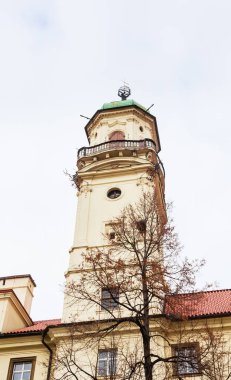 Astronomi Kulesi, sigarasız, iç avlu, Klementinum, Clementinum, Cizvit Manastırı karmaşık, eski town, Prague, Çek Cumhuriyeti