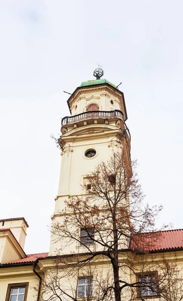 Astronomical Tower Inner Courtyard Klementinum Clementinum Jesuit Monastery Complex Old — Stock Photo, Image