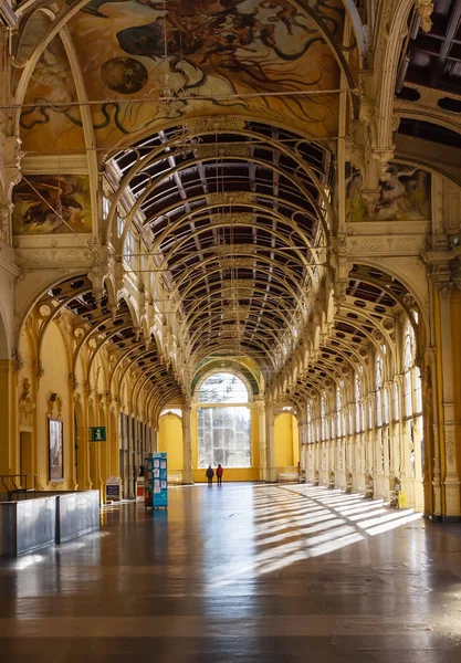 Marianske Lazne Czech Republic January 2018 Marienbad Colonnade Interior Marianske — Stock Photo, Image