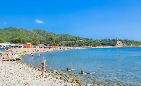 Rusya, Krasnodar bölgesi, - 26 Ağustos 2017: Divnomorskoye Köyü, Konuk evi 