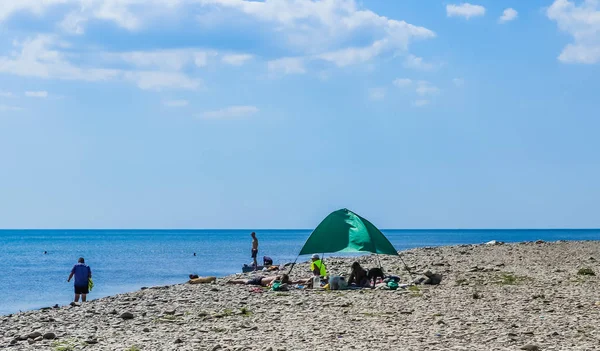 Rosja Krasnodar Territory Sierpnia 2017 Wieś Divnomorskoye Pensjonat Marzenie Regionie — Zdjęcie stockowe