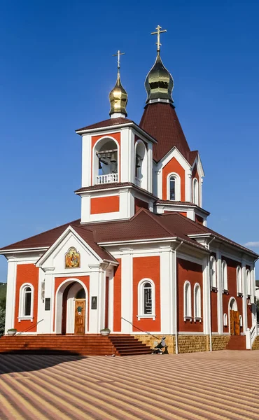 Gelendjik Dorp Divnomorskoe Kerk Van Sergius Radonezh Krasnodar Regio Rusland — Stockfoto