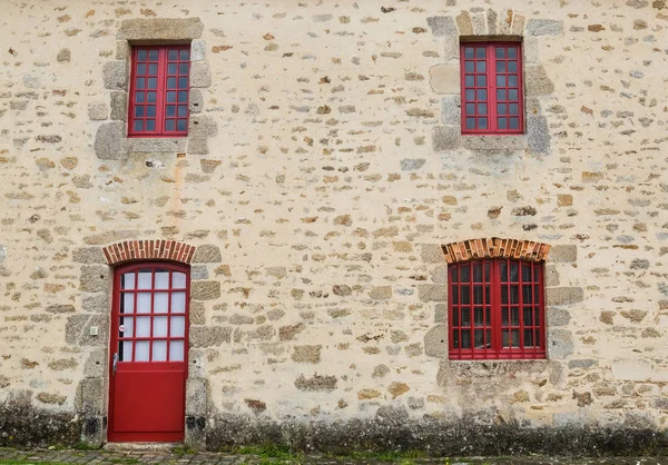 Duvar Musee Compagnie Des Indes Hindistan Şirketi Müzesi Fransa Morbihan — Stok fotoğraf