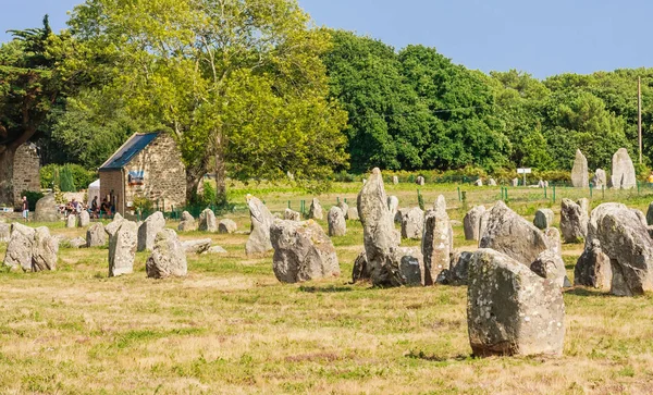 Carnac Fransa Ağustos 2018 Carnac Brittany Fransa Ayakta Taşlar Hizalama — Stok fotoğraf