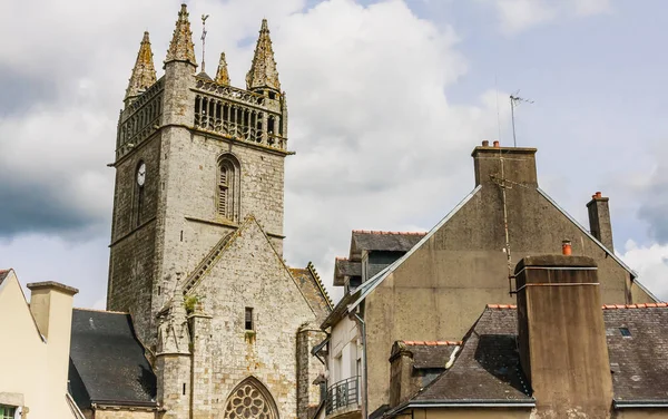 França Finistere Quimperle Igreja Notre Dame Assomption Igreja Saint Michel — Fotografia de Stock