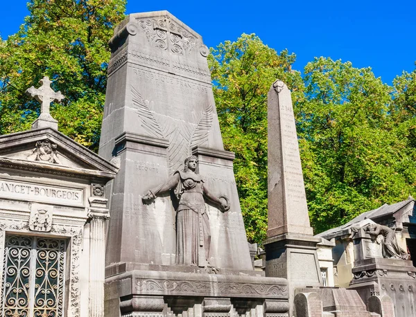 Francie Paříž Hřbitov Pere Lachaise Památník Generálů Claude Martin Lecomte — Stock fotografie