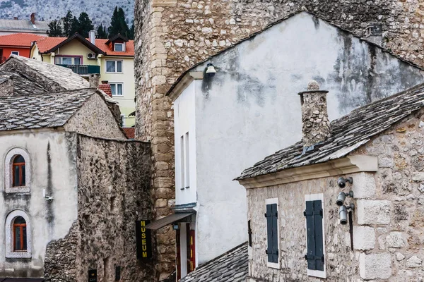 Eski şehir, Bosna-Hersek Mostar geleneksel evde — Stok fotoğraf