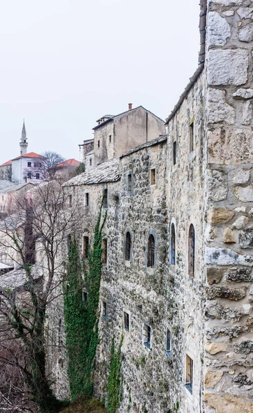 Мостар традиционный дом в старом городе, Босния и Герцеговина — стоковое фото
