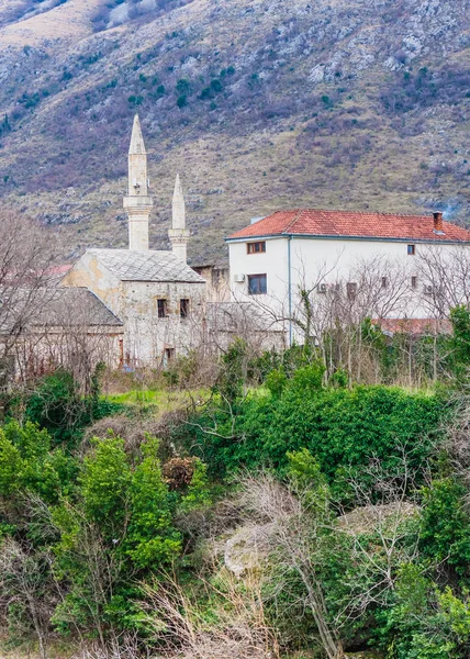 Vista para Mostar Town, Bósnia e Herzegovina — Fotografia de Stock