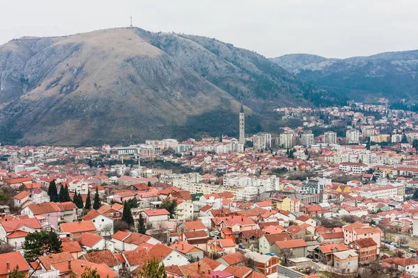 Mostar Panorama, Bosnien och Hercegovina — Stockfoto