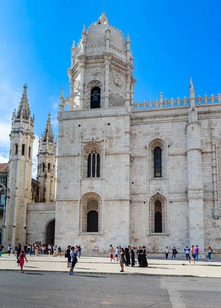 Los Jerónimos o Monasterio de Jerónimos. Clasificado como UNESCO Wo — Foto de Stock