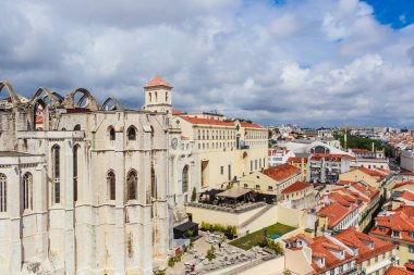 Carmo Manastırı, Convento da Ordem do Carmo üzerinde görünüm,