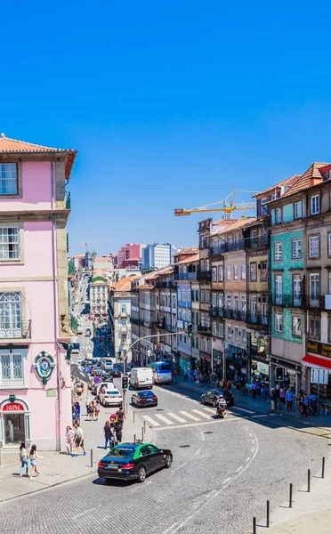 Rua dos Clerigos, street, Porto, Portugal, — Stok fotoğraf