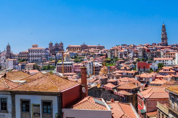 Vistas de Oporto desde Se Cathderal en Oporto - Portugal — Foto de Stock