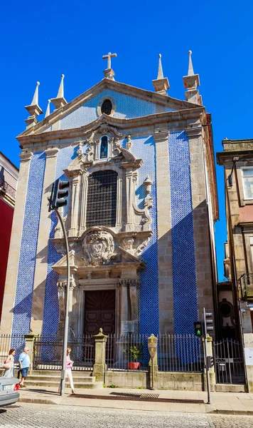 Porto 'daki Aziz Niklas Kilisesi. Portekiz. — Stok fotoğraf