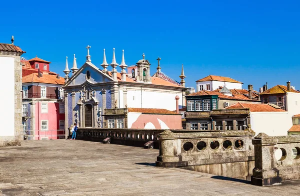Porto 'daki Aziz Niklas Kilisesi. Portekiz. — Stok fotoğraf