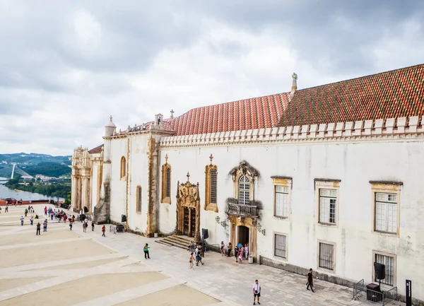 Universidade de Coimbra. A Universidade Velha (Velha) — Fotografia de Stock