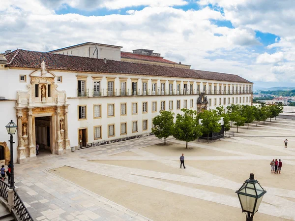 Uniwersytet Coimbra. Pa � o das Escolas, Stary Uniwersytet (Velha — Zdjęcie stockowe