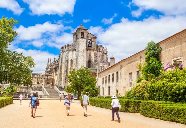 Convento de Cristo (wpisane na listę światowego dziedzictwa UNESCO), Tomar, Ritarejo, por — Zdjęcie stockowe