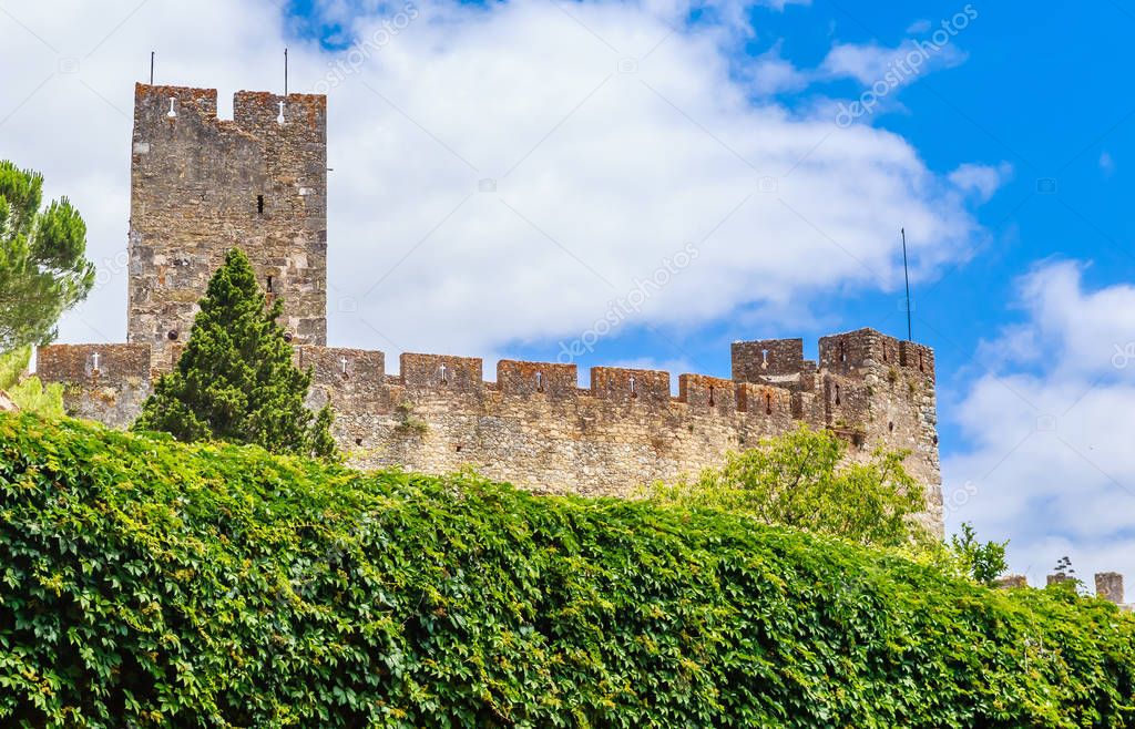 The gardens of the Convent of Christ in Tomar Portugal,