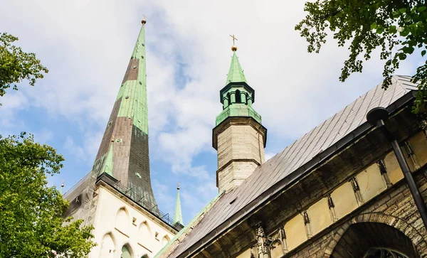 Igreja de St. Olafs ou Igreja de St. Olavs, Tallinn, Harju County, E — Fotografia de Stock