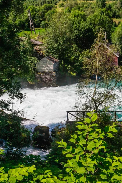 The River Oldeelva. Olden. Norway — Stock Photo, Image