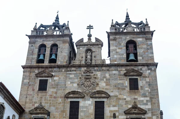 Façade Cathédrale Braga Braga District Braga Portugal — Photo