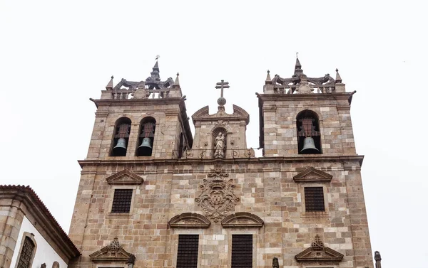 葡萄牙布拉加区布拉加大教堂立面 — 图库照片