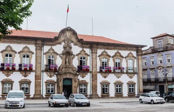 Ratusz Bradze Zabytkowy Budynek Położony Bradze Portugalii Znajduje Się Tam — Zdjęcie stockowe