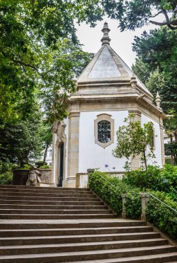 Chapels Shrine of Good Jesus of the Mountain, Braga, Portugal clipart