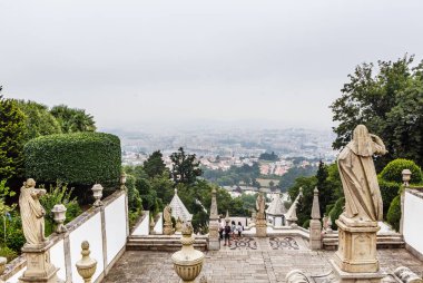Bom Jesus do Monte, Braga, Nord, Portekiz 'deki heykeller.