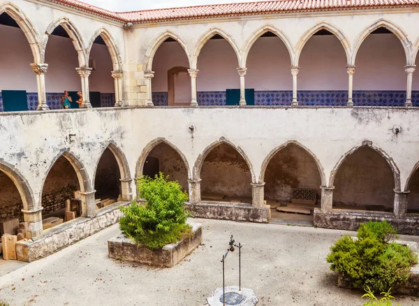 Claustro Lavagem Convento Cristo Patrimonio Humanidad Por Unesco Tomar Ribatejo —  Fotos de Stock