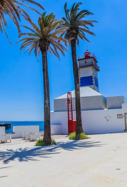 Farol Santa Marta Cascais Portugal — Fotografia de Stock