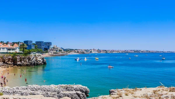 Spiaggia Pubblica Praia Rainha Cascais Portogallo — Foto Stock