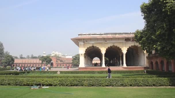 INDIA - FEBBRAIO 2018: Forte Rosso di Agra . — Video Stock